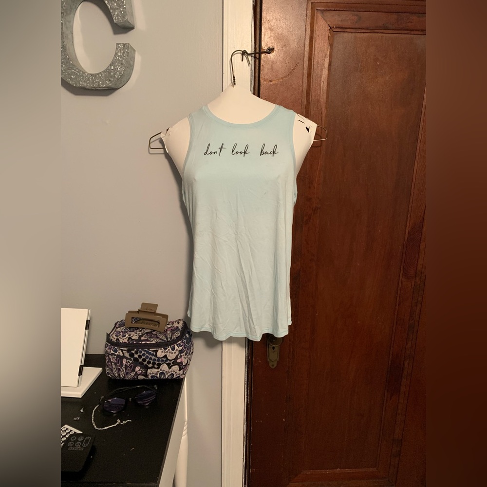 Size small blue tank top